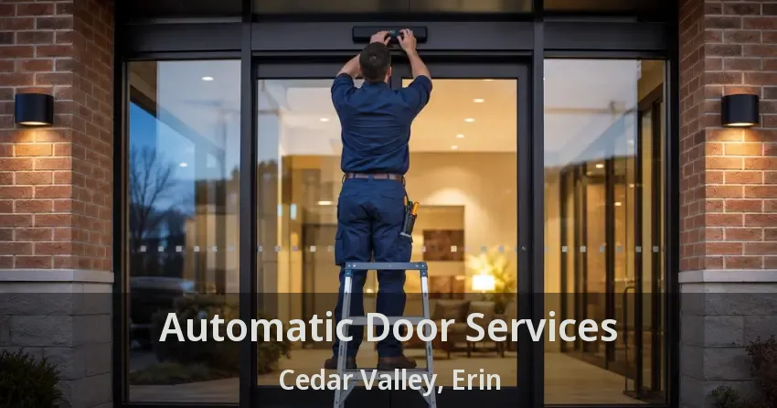 Automatic Door Services Cedar Valley, Erin - ON