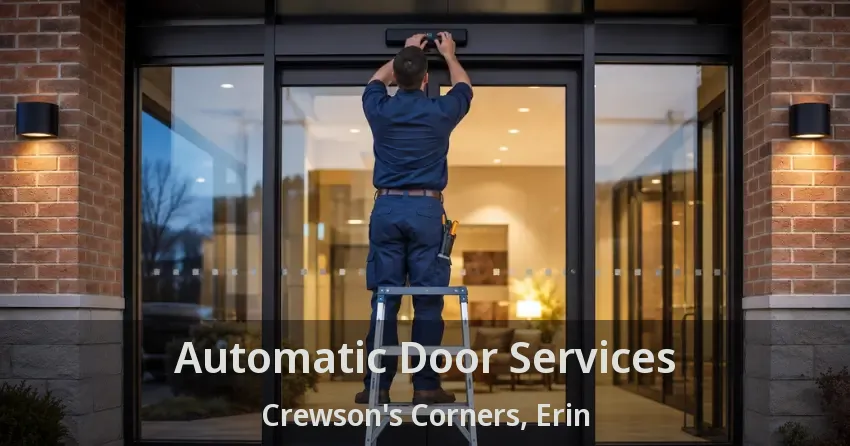 Automatic Door Services Crewson's Corners, Erin - ON
