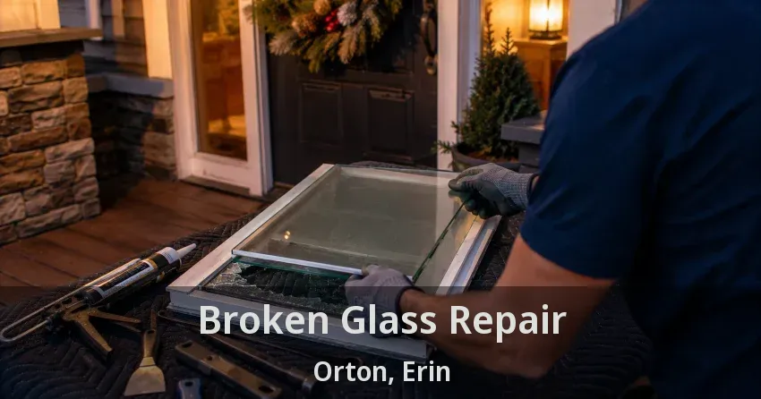 Broken Glass Repair Orton, Erin - ON