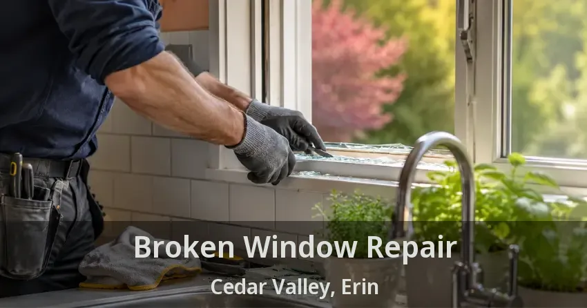 Broken Window Repair Cedar Valley, Erin - ON