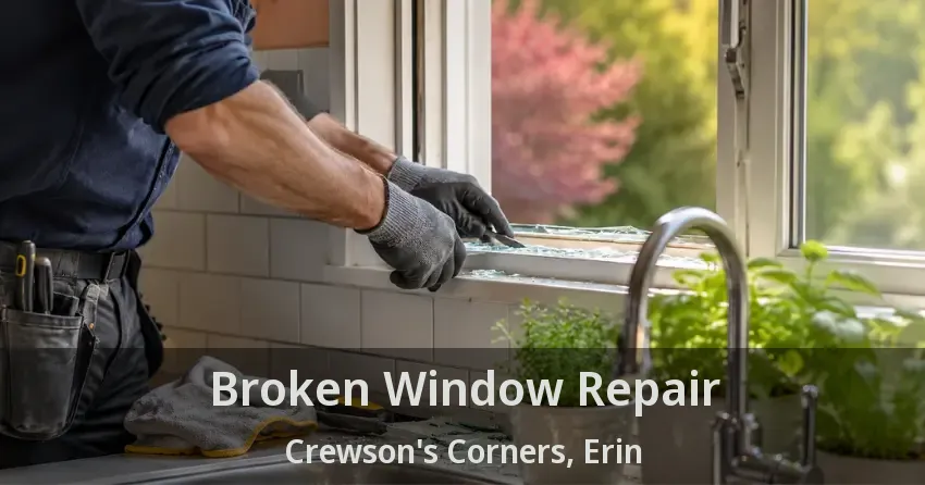 Broken Window Repair Crewson's Corners, Erin - ON