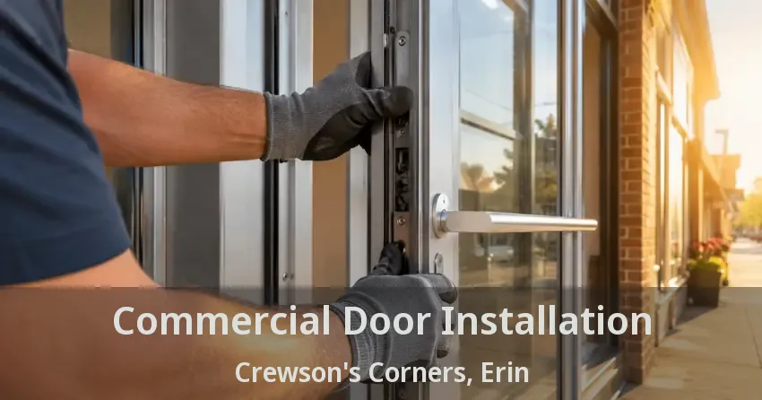 Commercial Door Installation Crewson's Corners, Erin - ON
