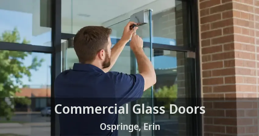 Commercial Glass Doors Ospringe, Erin - ON