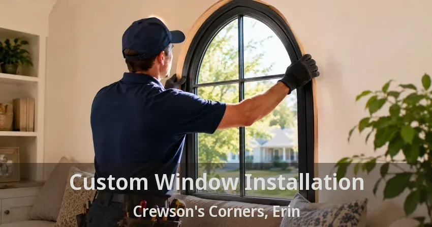 Custom Window Installation Crewson's Corners, Erin - ON