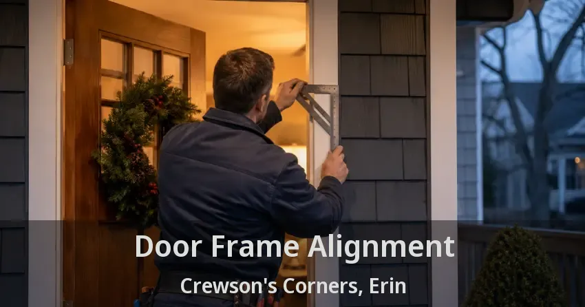 Door Frame Alignment Crewson's Corners, Erin - ON