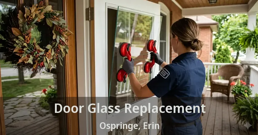 Door Glass Replacement Ospringe, Erin - ON