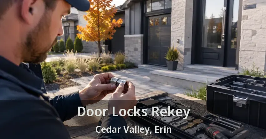 Door Locks Rekey Cedar Valley, Erin - ON