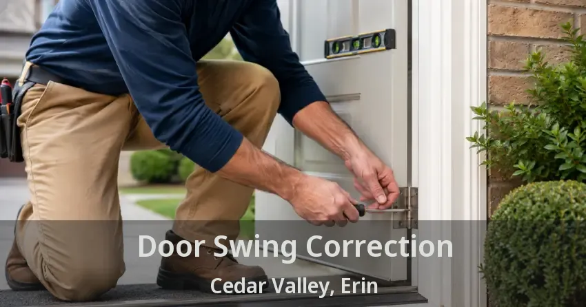 Door Swing Correction Cedar Valley, Erin - ON
