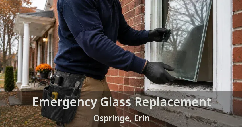 Emergency Glass Replacement Ospringe, Erin - ON