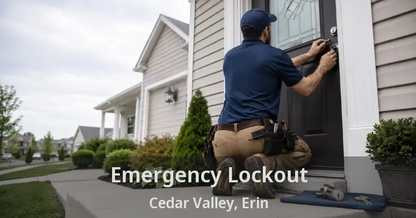 Emergency Lockout Cedar Valley, Erin - ON