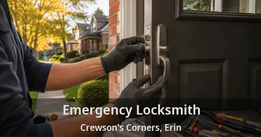Emergency Locksmith Crewson's Corners, Erin - ON
