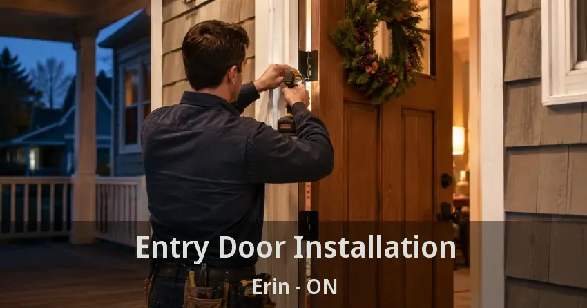 Entry Door Installation Erin - ON