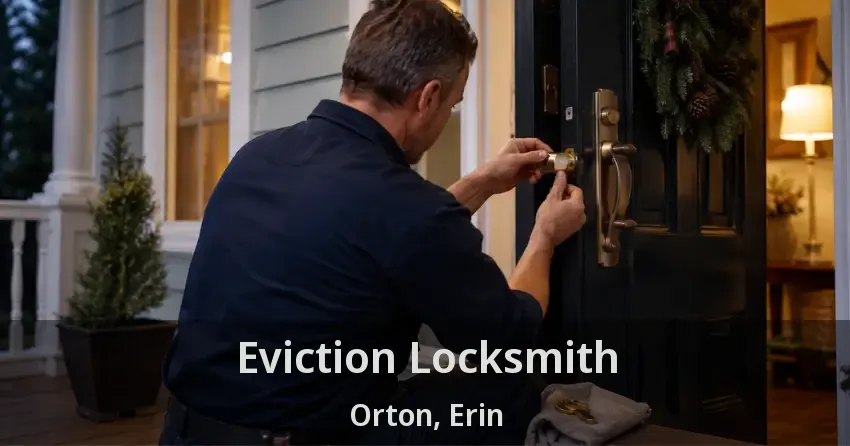 Eviction Locksmith Orton, Erin - ON