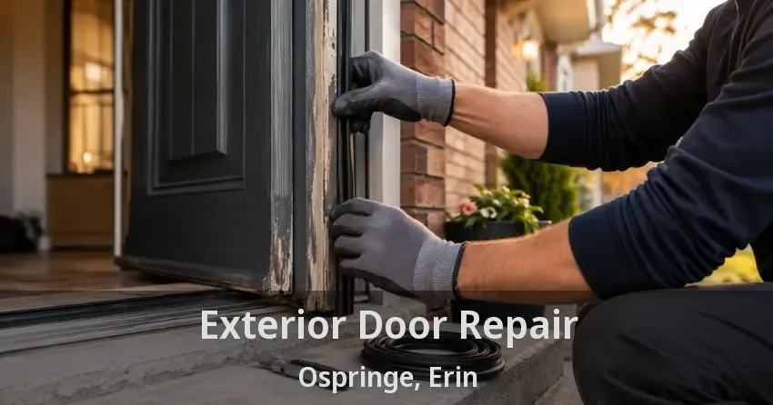 Exterior Door Repair Ospringe, Erin - ON