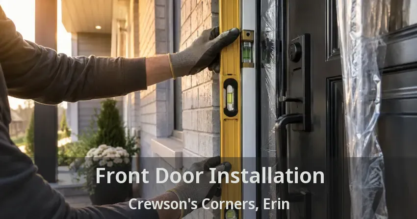 Front Door Installation Crewson's Corners, Erin - ON