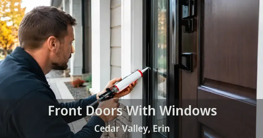 Front Doors With Windows Cedar Valley, Erin - ON