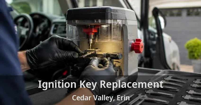 Ignition Key Replacement Cedar Valley, Erin - ON