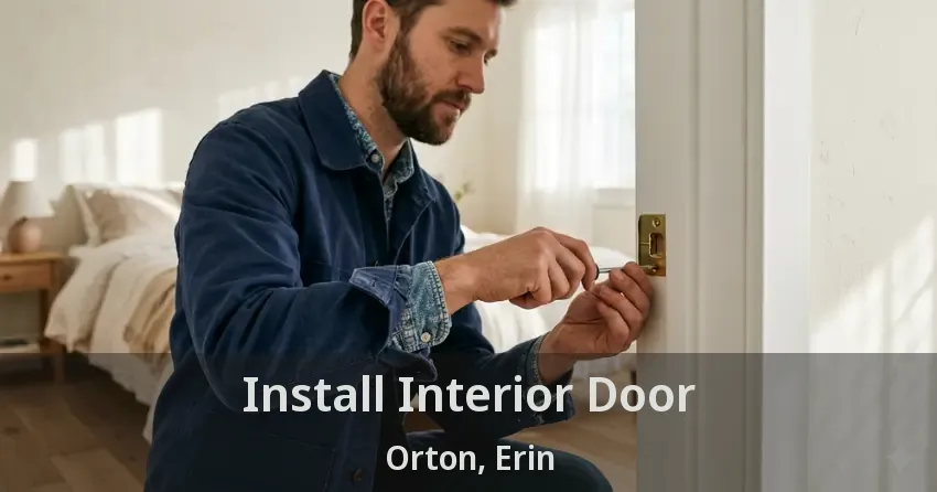 Install Interior Door Orton, Erin - ON