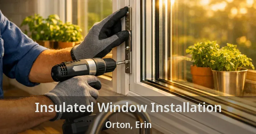Insulated Window Installation Orton, Erin - ON