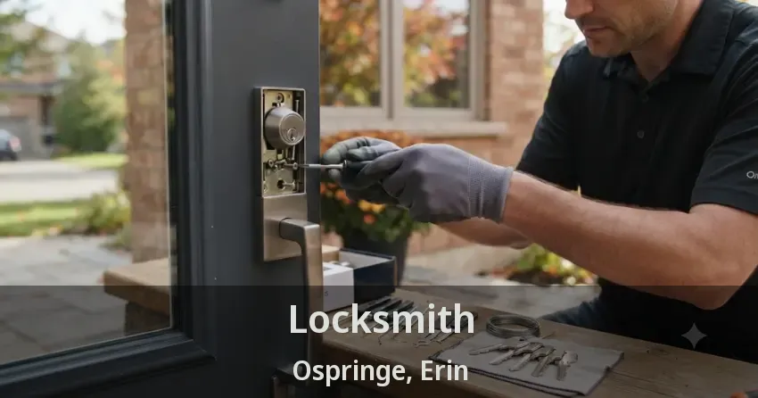 Locksmith Ospringe, Erin - ON