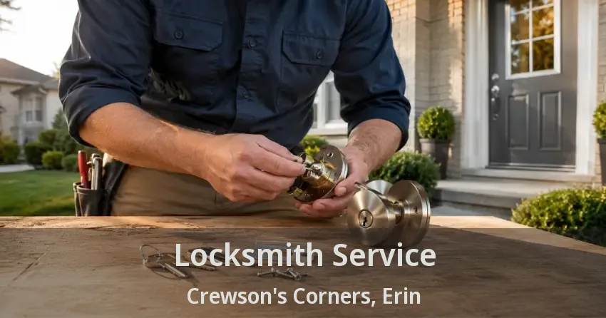 Locksmith Service Crewson's Corners, Erin - ON