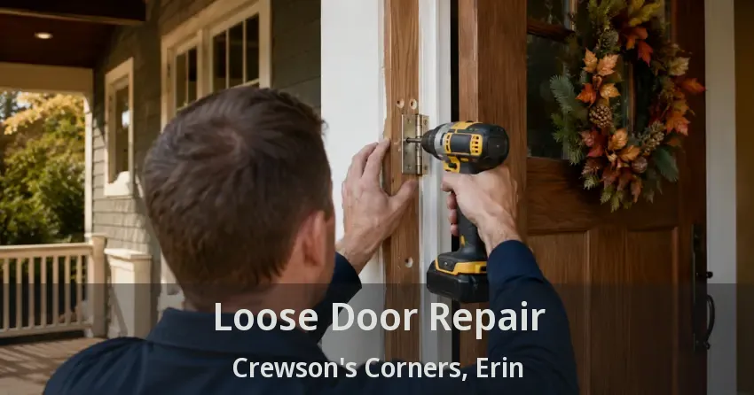 Loose Door Repair Crewson's Corners, Erin - ON