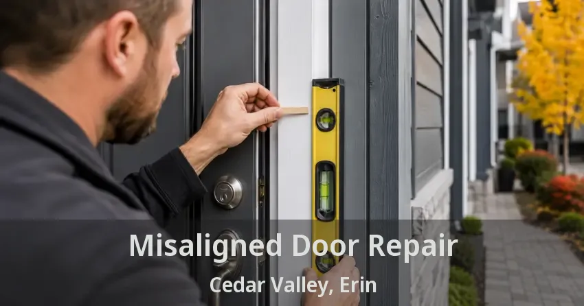Misaligned Door Repair Cedar Valley, Erin - ON