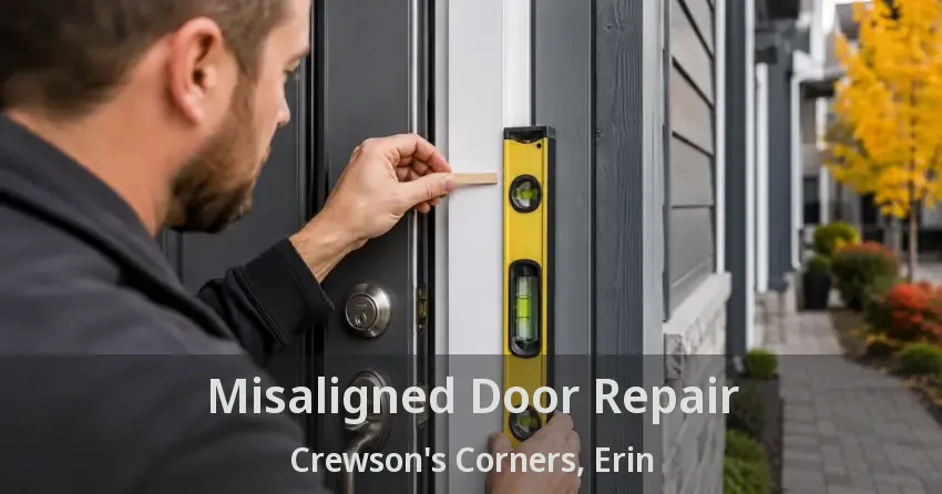 Misaligned Door Repair Crewson's Corners, Erin - ON