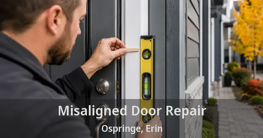Misaligned Door Repair Ospringe, Erin - ON