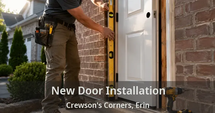 New Door Installation Crewson's Corners, Erin - ON