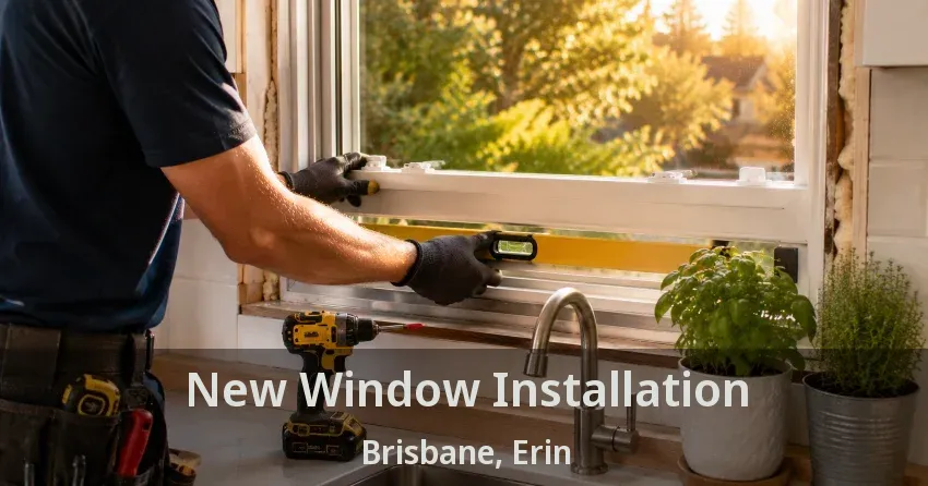 New Window Installation Brisbane, Erin - ON