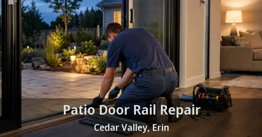 Patio Door Rail Repair Cedar Valley, Erin - ON