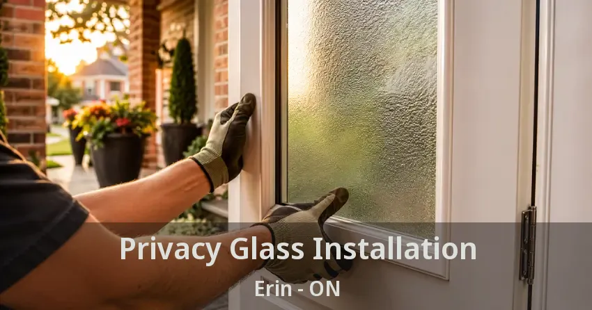 Privacy Glass Installation Erin - ON