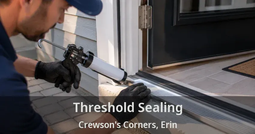 Threshold Sealing Crewson's Corners, Erin - ON