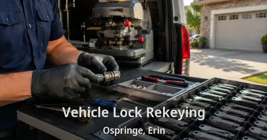 Vehicle Lock Rekeying Ospringe, Erin - ON