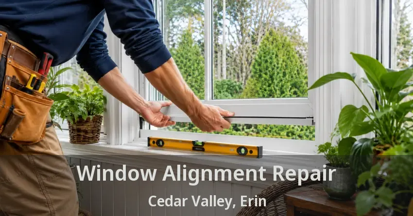 Window Alignment Repair Cedar Valley, Erin - ON