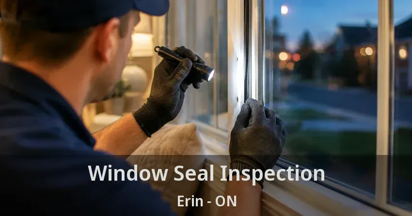 Window Seal Inspection Erin - ON