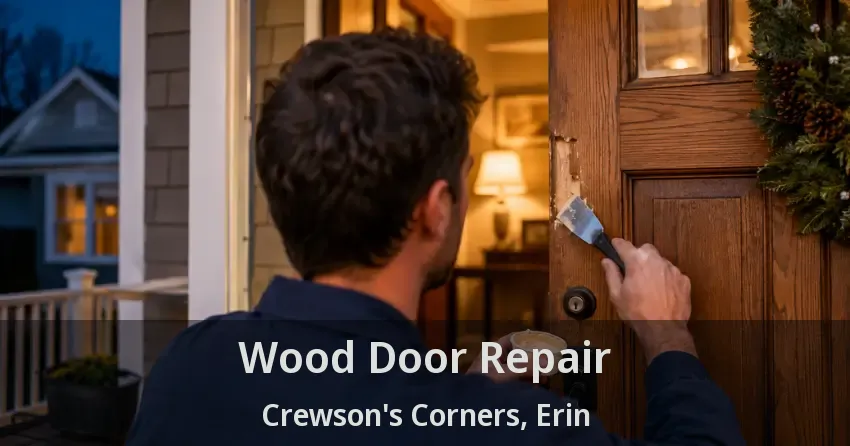 Wood Door Repair Crewson's Corners, Erin - ON