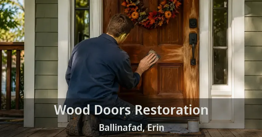 Wood Doors Restoration Ballinafad, Erin - ON