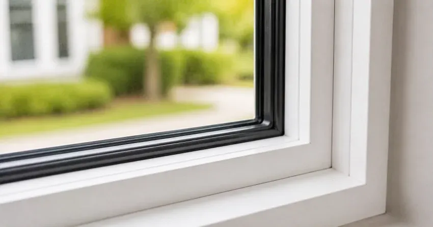 technician repairing window and door hardware in Erin home
