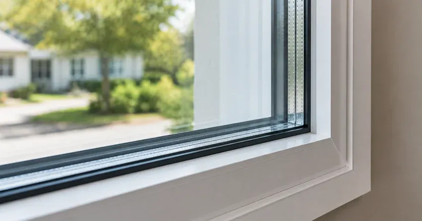 technician replacing window weatherstripping in Brisbane, Erin home