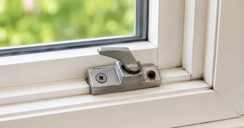 technician repairing a window balance mechanism in Erin